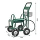 thumbnail image 5 of Costway Carro Portamangueras Metal Carrito de Manguera de Jardín Reigo Soporte de Manguera Verde 96 x 62 x 113cm, 5 of 8