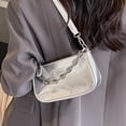 thumbnail image 2 of Bolso de mano con estilo para mujer, estilo 2024, de piel, con cadena, estilo decorativo, de diseñador, 2 of 5