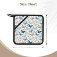 thumbnail image 3 of Sikiie Butterfly Pot Holders Kitchen Insulation Mats Heat Resistant Pot-Holder Oven Anti-Scald Pads for Cooking Baking, 7.1*7.1inch, 3 of 8