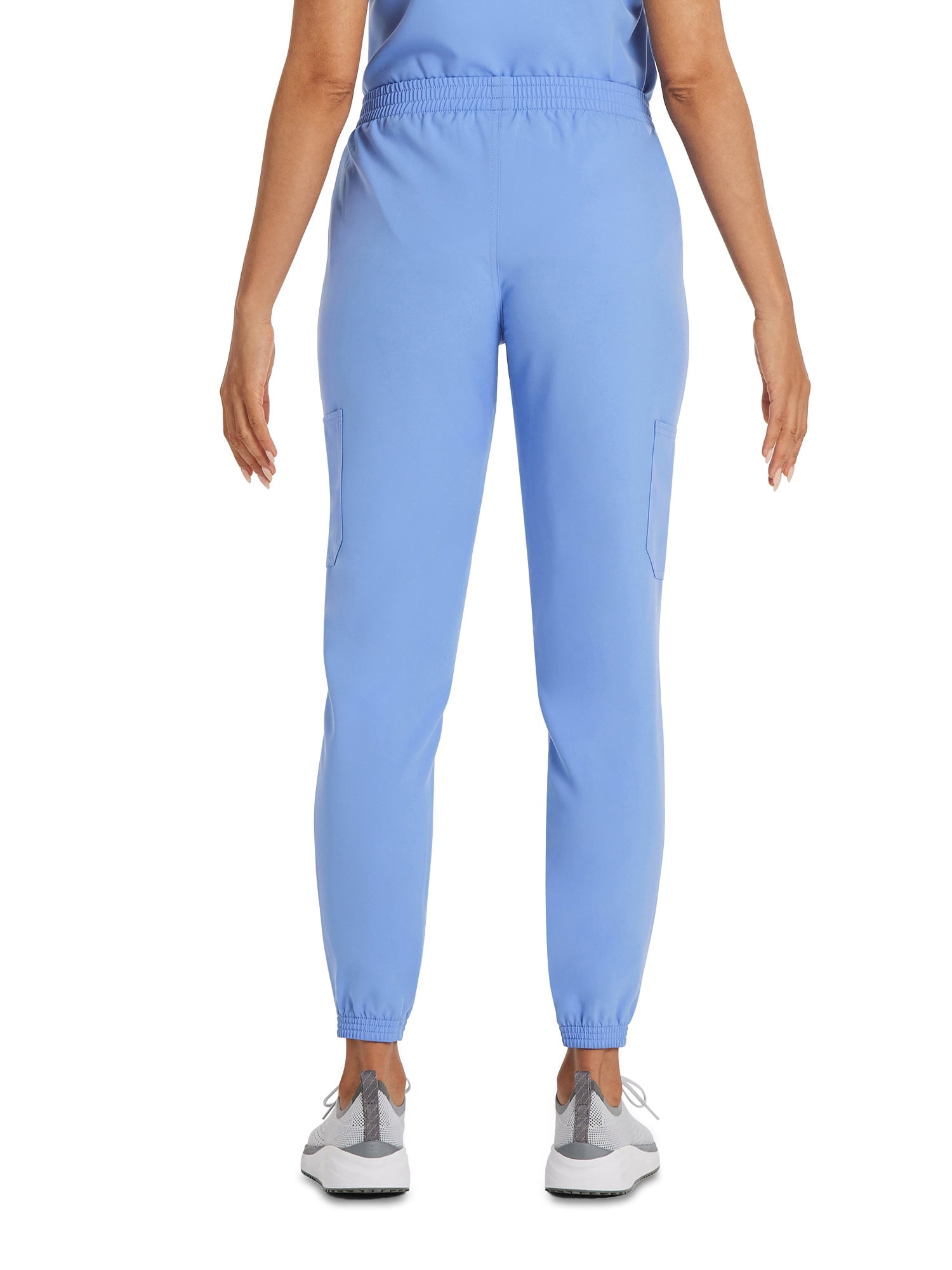 Scrubstar Women's Core Essentials Stretch Pull-On Jogger Cargo Scrub Pants, Sizes XS-3XL
