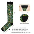 thumbnail image 3 of FORMRS Womens Knee High Socks Casual Long Thick Travel Daily Wear, 1 Pair, Flourish Flowers Pattern, 3 of 6