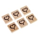 thumbnail image 4 of 100 Piezas de para Bodas, Fiestas, Aniversarios, Navidad y Otros Festivales Natural BLESIY Bloques de cubo de madera sin terminar, 4 of 8