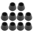 2024 19mm Walking Cane Tip Prevent Slip Wearable Low Noise Round Rubber Crutch Tips for Bath