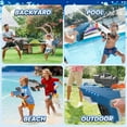 thumbnail image 4 of JoyStone Electric Water Blaster with Light, Automatic Manual Suction 2-in-1 Water Blaster for Adult Kids, Squirt Blaster 39 Ft Range, Pool Beach Outdoor Party Toys, Blue, 4 of 10