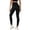 Black, variant on Womens High Waist Seamless Yoga Pants Lifting Workout Leggings Control Fitness Tights For Comfortable Flexible Gym Running Dry Yoga Pants, Size XXL
