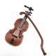 thumbnail image 1 of Mini violín en miniatura hecho a mano 1/12 Muebles de violín de madera para casa de muñecas, 1 of 6