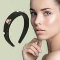 thumbnail image 2 of Unique Bargains 1 Pc French Rose Pearl Headbands Black, 2 of 6