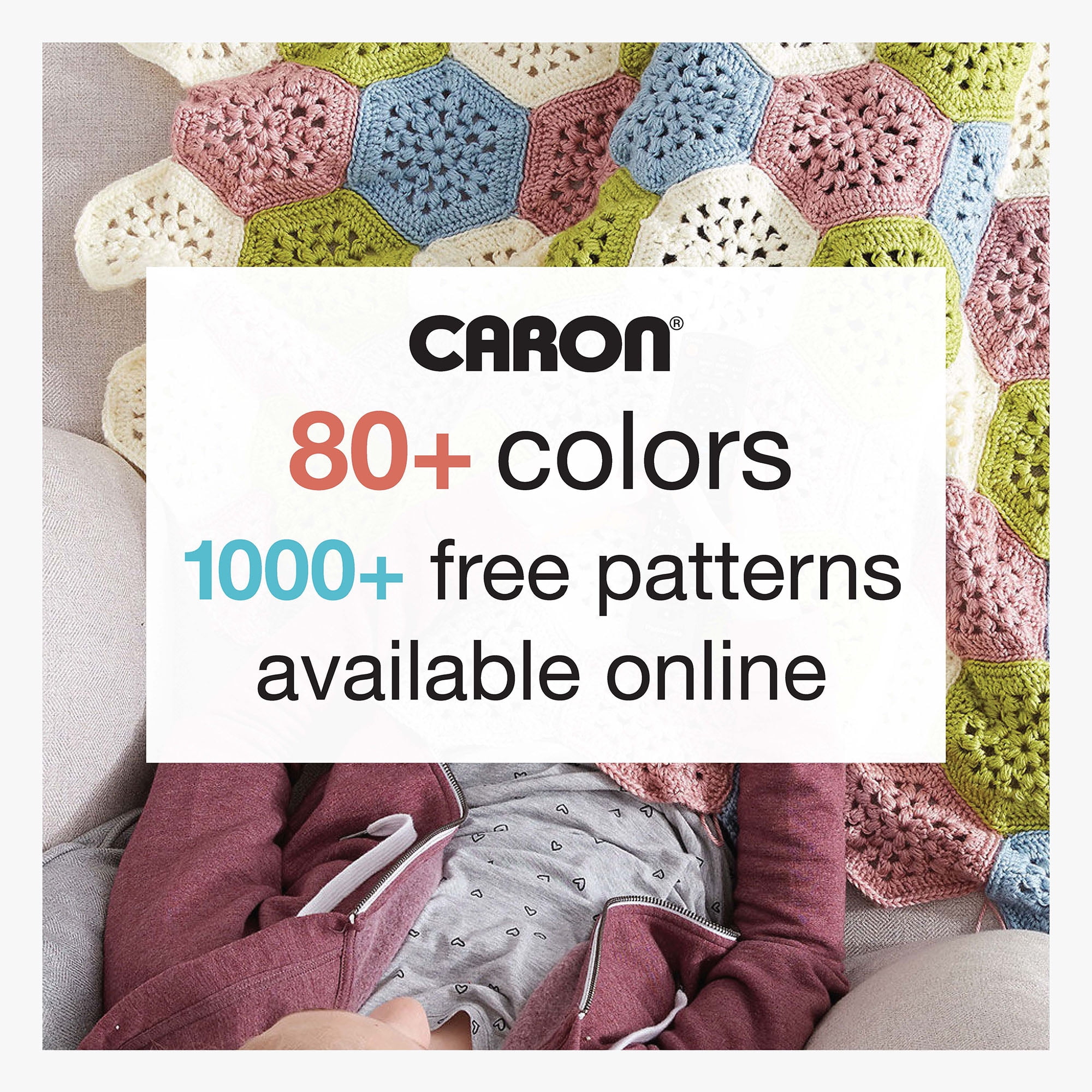 Caron® Simply Soft® Paints™ #4 Medium Acrylic Yarn, Rainbow Bright 5oz/141g, 235 Yards (12 Pack)