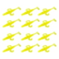 thumbnail image 1 of CSChome Appâts de Pêche 12 Pcs Faux Leurres Souples Eau Salée Eau Douce Haute Simulation Couleur Vive Texture Douce Haute Résistance Design Queue en T, 1 of 7