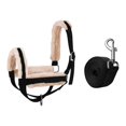 thumbnail image 1 of Cabestro para vacas con cuerda guía, accesorios para bridas de , cabestro práctico para terneros, ajustable para burros, toros, potros y cabras. Negro S, 1 of 8
