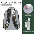 thumbnail image 4 of Beach Vacation Waterproof Backpack with Padded Straps - Boho Stylish School Bag for Teens Featuring Spacious Compartments, 4 of 5