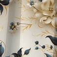 thumbnail image 4 of Designart "Victorian Bohemian Fusion XIII" Floral Blackout Curtain Panels, 4 of 4