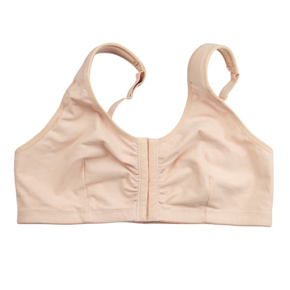 Bras for Women,Front Closure Bra with Adjustable Wide Support Straps for All Day Comfort and Style,Sports Bras for Women,Beige,L