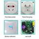 thumbnail image 3 of Enchufe inteligente WiFi para CH/EU/UK/EE. UU., 16 A, control remoto, monitor de energía inteligente para habitación con temporizador, divertido, 3 of 5
