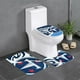 thumbnail image 1 of Juego de 3 alfombras de baño del equipo Titans, alfombra antideslizante para baño, 24 x 16 pulgadas, 1 of 7