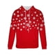 thumbnail image 4 of Sudadera con capucha para hombre, estilo casual, con cuello redondo, estampado, manga larga, blusa de poliéster, 4 of 5