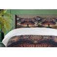 thumbnail image 2 of Ambesonne Hippie Duvet Cover Set, Scandi Myth Tree of Life Art, Queen, Dark Slate Blue Indigo, 2 of 5