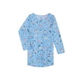 thumbnail image 3 of Wonder Nation Girls Sleep Gowns with Long Sleeves, 2 Pack, Sizes 4-18 & Plus, 3 of 3