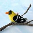 thumbnail image 2 of Goldfinch Felt Wool Bird Christmas Ornament - Fair Trade Handmade in Nepal, 2 of 4