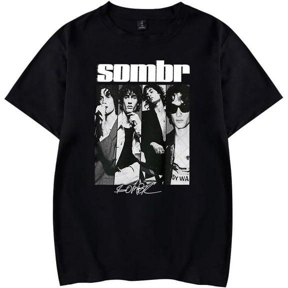Sombr Merch Unisex Fashion Casual Cotton Short Sleeve Summer Tee
