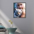 thumbnail image 2 of Con Cuentas Cuadradas 5D DIY Kit Niña Pequeña Del 45x55cm, 2 of 9