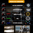 thumbnail image 5 of 7'' Faro Led Universal Refacciones Moto Rgb Ojo De Angel, 5 of 5