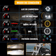 thumbnail image 3 of 7'' Faro Led Universal Refacciones Moto Rgb Ojo De Angel, 3 of 5