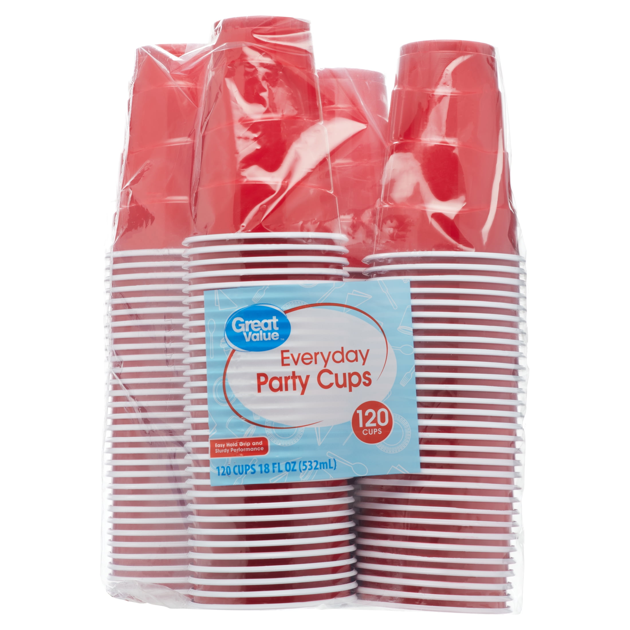 Glad Everyday Disposable Plastic Cups for Everyday Use | Red Plastic Cups  Strong and Sturdy Red Plas…See more Glad Everyday Disposable Plastic Cups