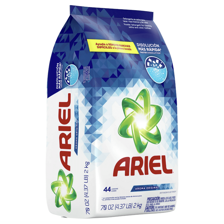 Ariel Powder Laundry Detergent, Original Scent, 70 oz, 44 Loads