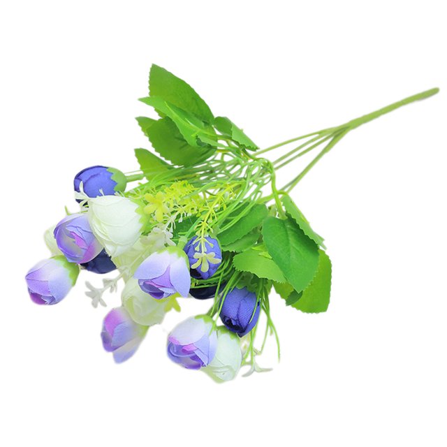 Flowers for Decoration 15 Tulip Magnolia Sprout Home Decoration Simulation Flower Pocket Silk Flower Fake Flower