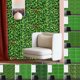 thumbnail image 1 of Pared vegetal verde artificial - Panel de setos de boj de 40x60cm para decoración interior/exterior, césped artificial lavable para valla y fondo fotográfico, 1 of 4