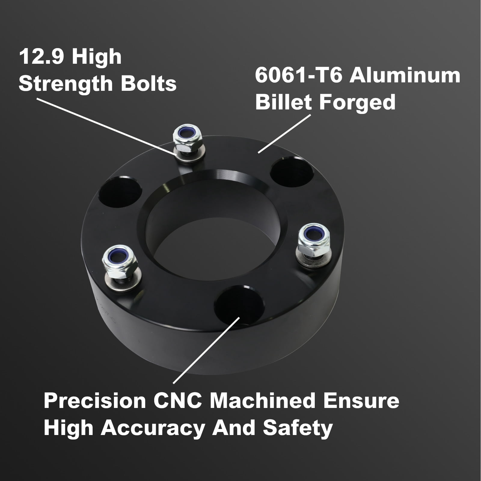 Sennachine 2.5" Front Leveling Lift Kit For 2007-2024 Chevy Silverado GMC Sierra 1500 2/4WD
