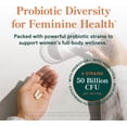 thumbnail image 3 of Probiotics for Women | 50 Billion CFU for Vaginal, pH Balance & Digestive Health Support | Female Probiotics with Prebiotics & Hormone Balance Blend | Shelf Stable | Vegan, Gluten-Free | 30 Ct, 3 of 9