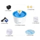 thumbnail image 2 of Drinking Fountain Automatic Electric Pet Dog/Cat Water Dispenser Flower Style Blue US Plug 110V, 2 of 4