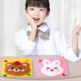 thumbnail image 3 of Visland DIY Embroidery Doll Set Cartoon Animal Sewing Projects Yarn Board Felt Animals Craft for Kids Beginners, 3 of 8
