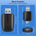 thumbnail image 4 of WIFI6 Dual Interface Wireless CarPlay Adapter 2In1 CarPlay+Android Auto USB-A and USB-C for Wireled CarPlay to Wireless, 4 of 8