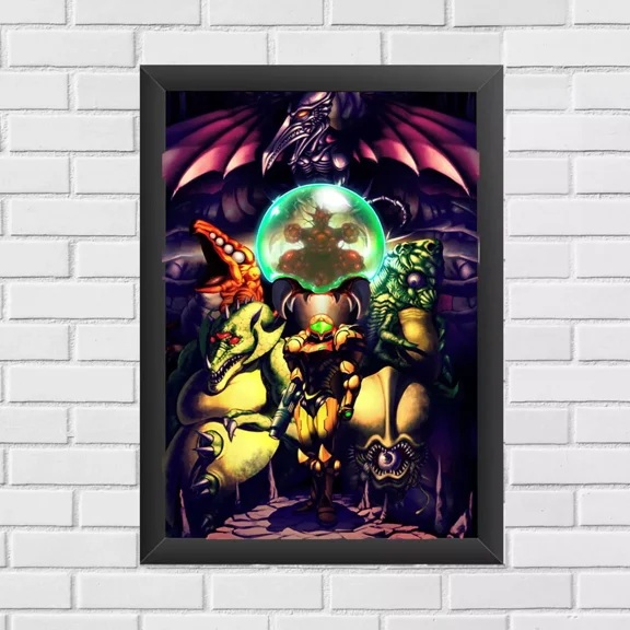 Super Metroid Poster Wall Art Decor Photo Prints