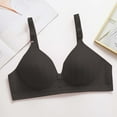 thumbnail image 4 of HOMBOM Women Comfortable Bras Daily Wear Lightly Lined Push-Up Wire-Free Black Convertible Daily Bra 38, 4 of 9