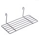 thumbnail image 2 of EeaseMX Estante recto para cesta de almacenamiento de alambre negro para pantalla de panel de rejilla 25x10cm, 2 of 7