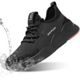 thumbnail image 1 of Waterproof Steel Toe Shoes For Men Women Lightght Slip Resistant Comfortable Fety Work Sneakers Construction, 1 of 5
