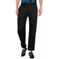 thumbnail image 4 of ROYALE LINENS Men's Classic Fit Wrinkle-Resistant Flat-Front Chino Pant (Regular and Big & Tall) Black, 4 of 7