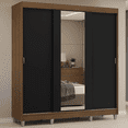 thumbnail image 2 of Ropero Closet Madesa Reno 3 Puertas 1 Espejo Con Pies MN 02, 2 of 5