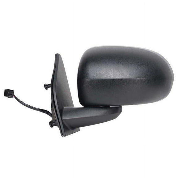 60134C - Fit System Driver Side Mirror for 07-17 Jeep Compass, black, foldaway, Power (will not fit 2017 New design)