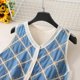 thumbnail image 4 of Women Sleeveless V-Neck Hollowed Crochet Crop Cardigans Top Bohemian Embroidery Flower Button Up Vests Waistcoat Outwear coffee, 4 of 4