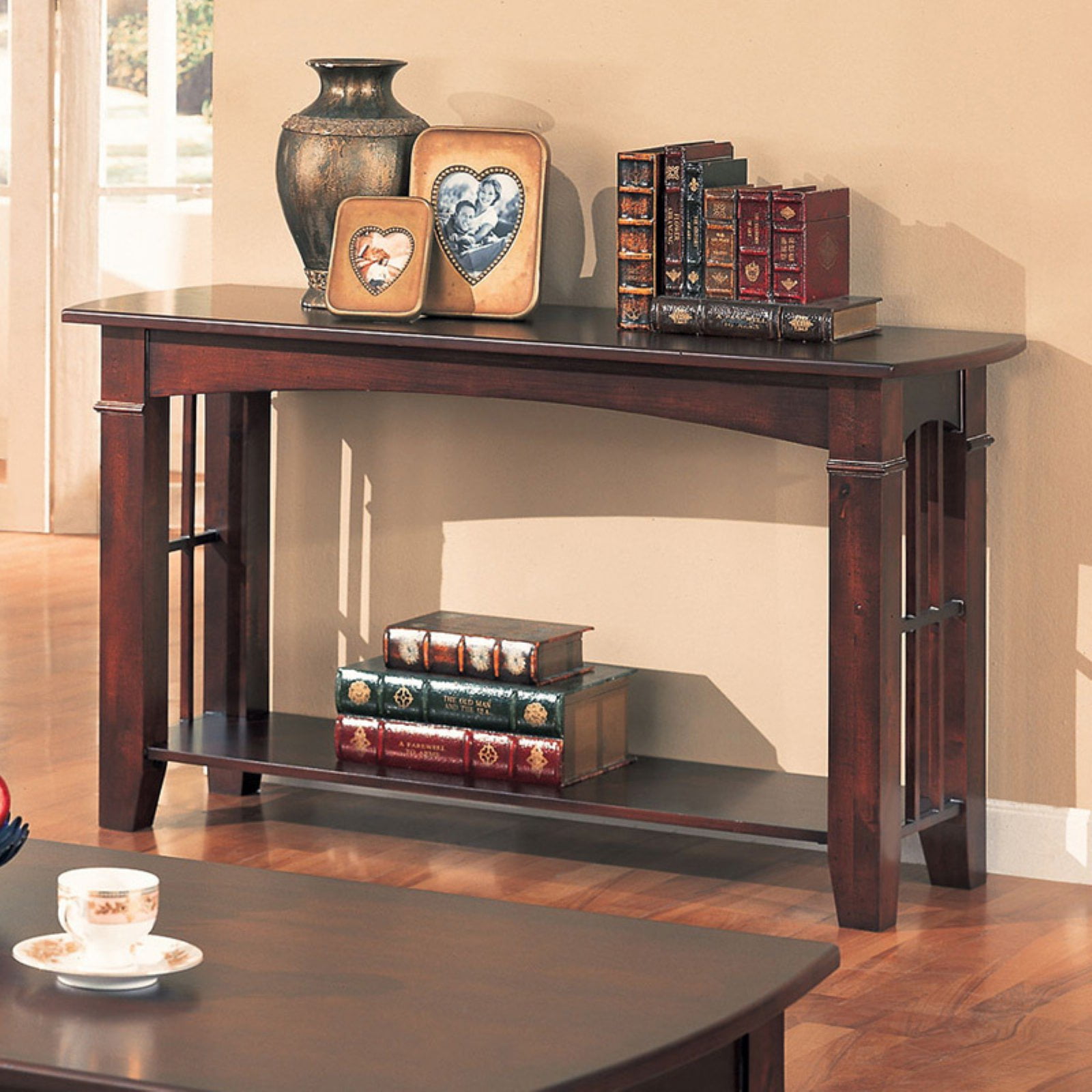 Coaster Furniture Cherry Finish Sofa Table