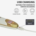 thumbnail image 6 of Obacre Electric Razor for Women, 5 in 1 Women’s Electric Shaver, Portable Ladies Shaver, Replaceable Lady Facial Groomer, Cordless Wet and Dry Body Shaver, IPX7 Waterproof & Easy Cleaning, 6 of 7