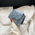 thumbnail image 4 of Bolso pequeño para mujer, primavera y verano, mini bolso bandolera portátil con cadena, bolso cuadrado pequeño, 4 of 6