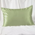 thumbnail image 6 of SLYNSHome 2Pcs Cooling Pillowcase 19x29 inch Sweatproof Pillow Covers Solid Color Pillow Case for Bed Sofa Couch Decorations - Green, 6 of 7