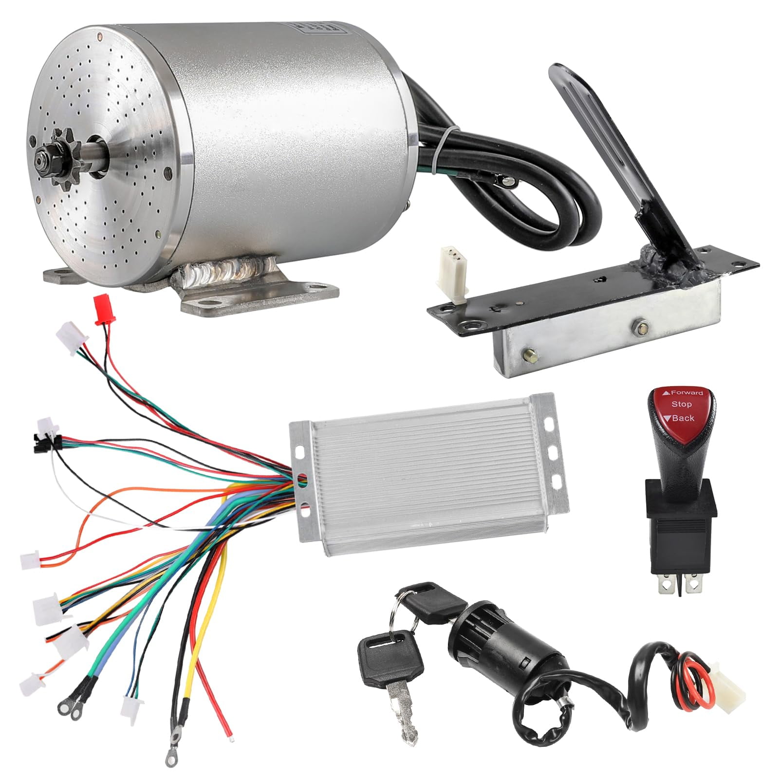 Contrôleur Moteur Brushless 3000W 60A - 36V/48V/60V/72V - Pour Vélo/scooter électrique, Go-kart - Neuf