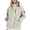 White, variant on Uaswgudfs ​Parka Jacket: Women's Autumn Long-Length Hooded Coat with High Collar, Snap/Zipper Closure, Multi-Pocket Windproof Rain Protection​